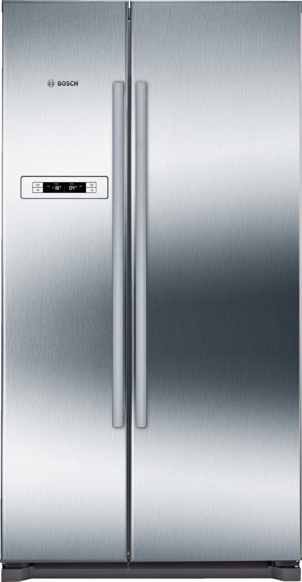 Bosch Side-by-Side Kühlgefrierkombination KAN90VI30 Die NoFrost side-by-side Kühl-Gefrier-Kombination mit Indoor Elektronik: bietet Ihnen ein modernes Tür-Display u. erspart das Abtauen.