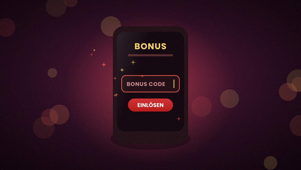 Casino Bonus Code 2026 in das Aktionsfeld eines Spielerkontos eingeben
