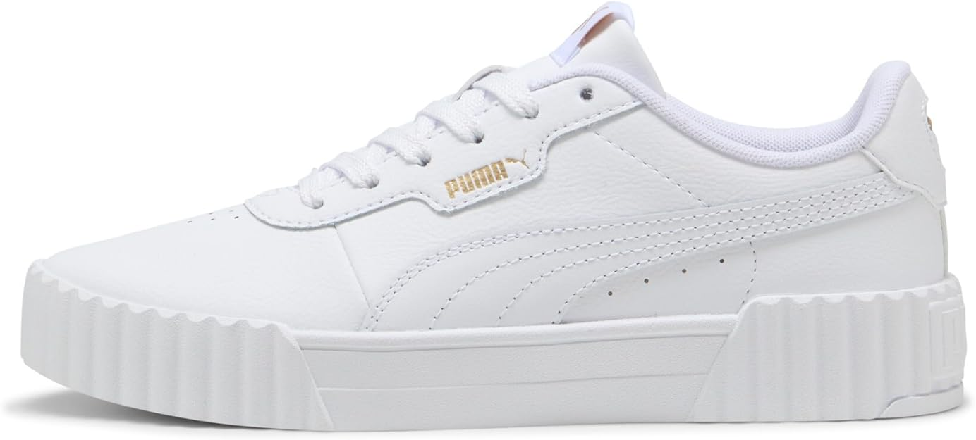 PUMA Carina 3.0 Damen Sneaker - Weiß/Gold