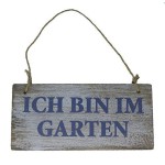 Gartenschild Bestseller